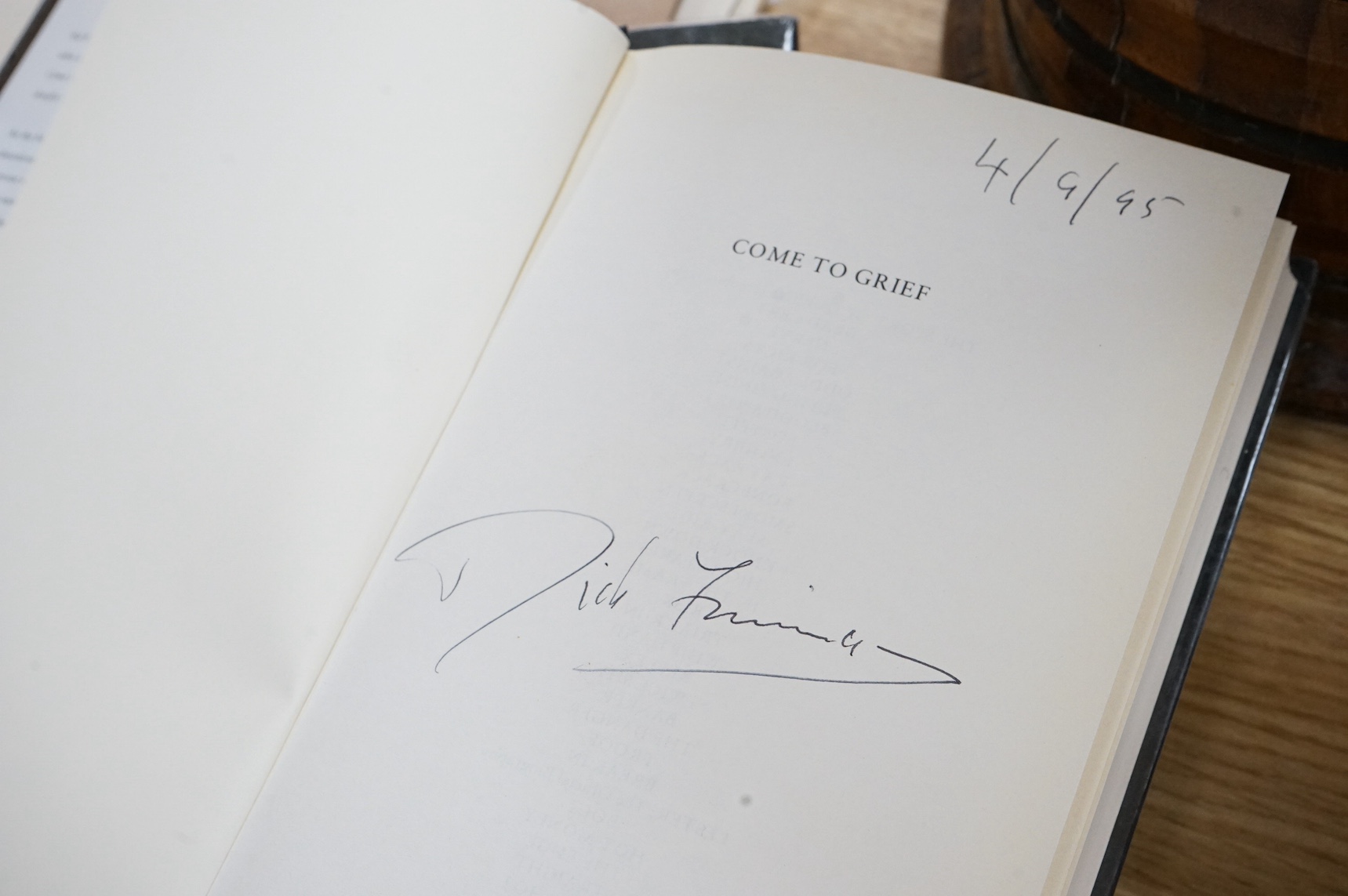 Francis, Dick - First Edition Novels in d/wrappers (3 signed by author) (20). Condition - varies